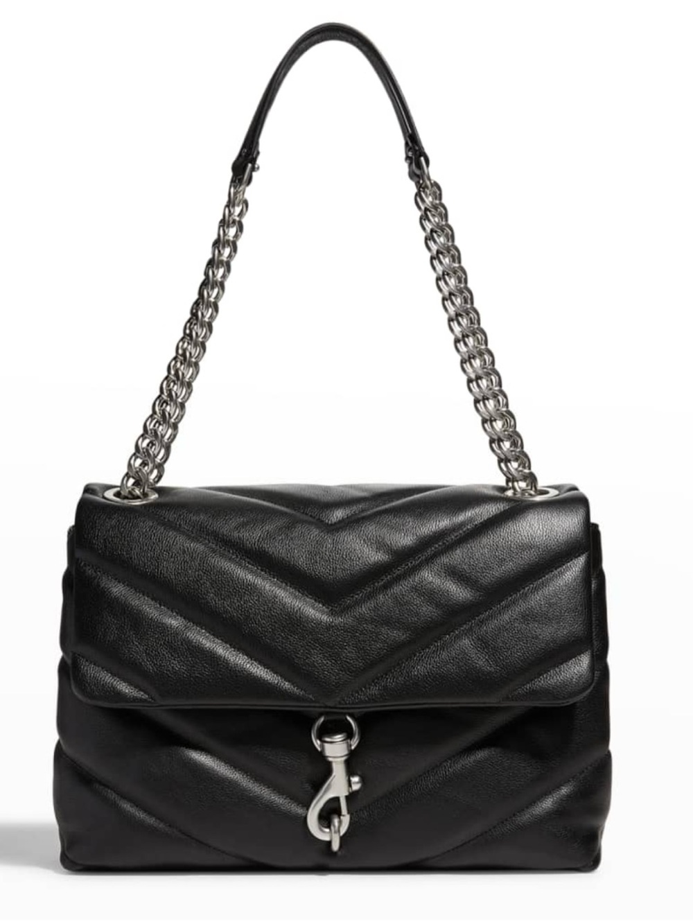 Rebecca Minkoff Edie Maxi Quilted Chevron Leather Bag